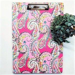 SOLD OUT! Vera Bradley Paisley Fuchsia Clipboard Folio NWT